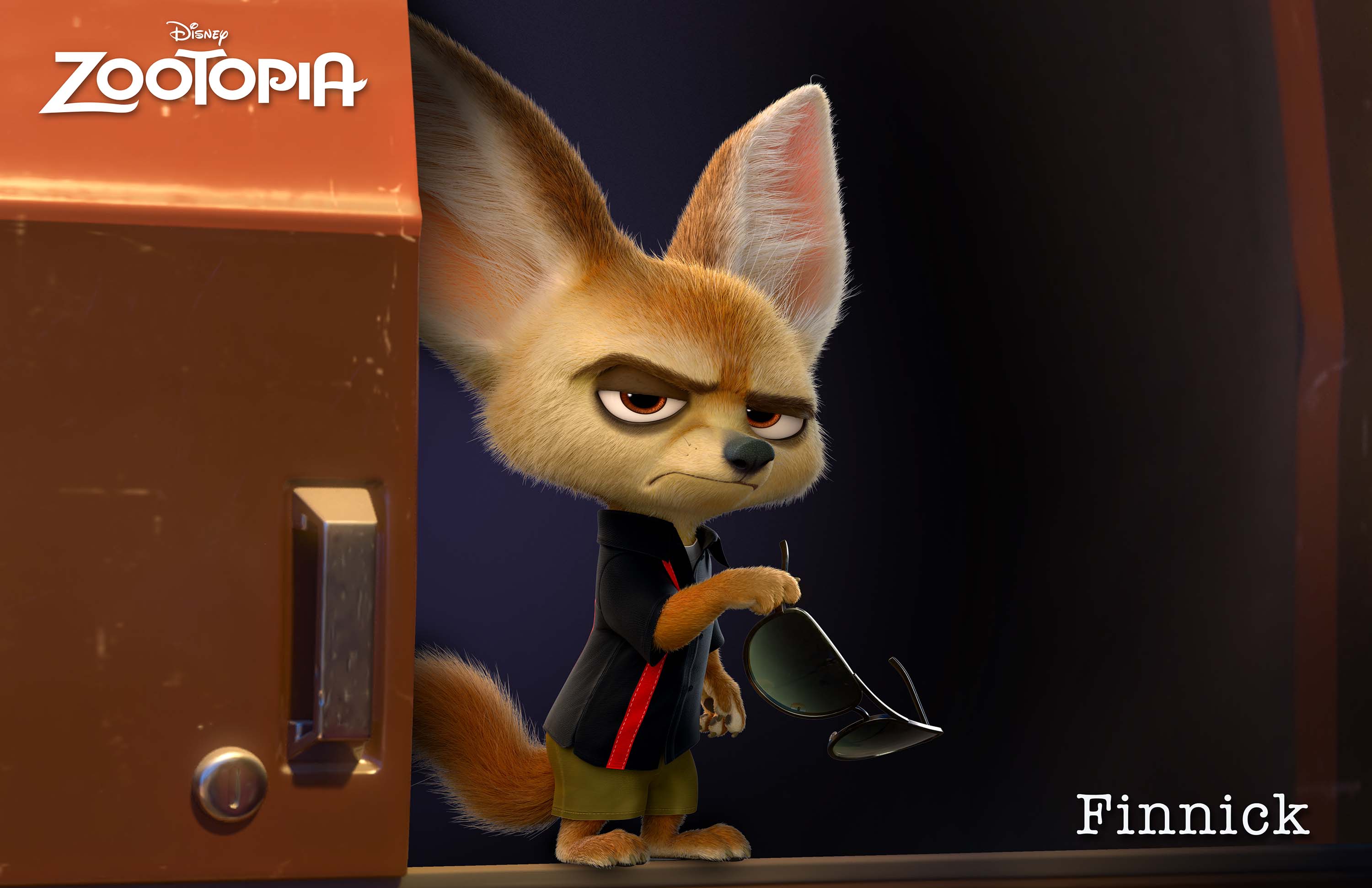 ZOOTOPIA â€“ FINNICK, a fennec fox with a big chip on his adorable shoulder. Â©2015 Disney. All Rights Reserved.